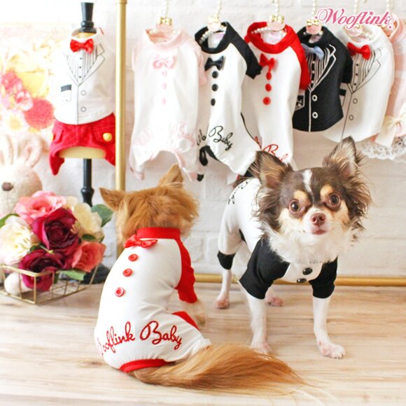 Wooflink Baby Pjs in Pink & White - Size 6 - Picture 4 of 5